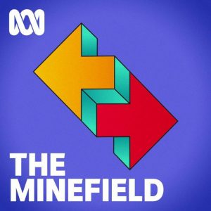 Logo for The Minefield. 